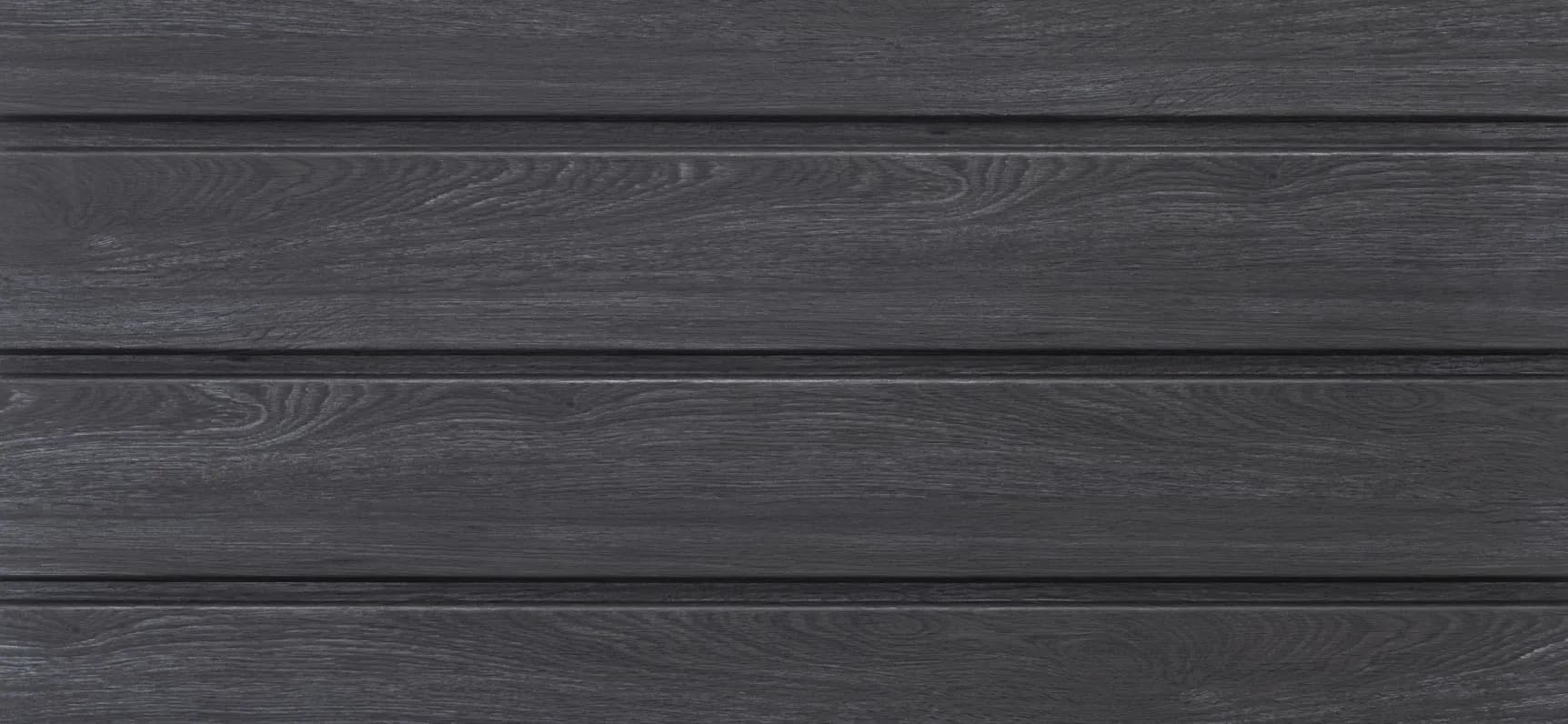 Gevelbekleding sponningdeel 143- Zwart Eiken vooraanzicht